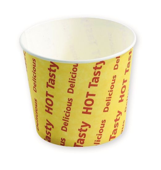 8oz paper chip cup ideal for takeaway meals with excellent heat absorption | Hospitality Supplies Queensland