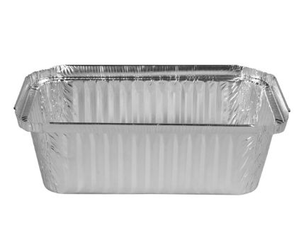 Picture of #446 / #7119 Rectangular Foil Container - 155mm x 76mm Base Dimensions x 57mm High