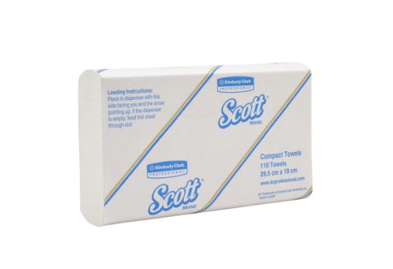 Picture of Compact Interleaf Towel N3 K/C 5855 Costsaver Towel 20.2x28.5cm