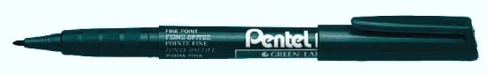 Picture of Pentel NMS50 Perm. Xylene Free Marker Black-Fine 