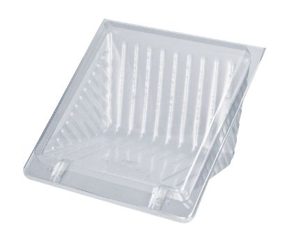 Picture of Sandwich Wedge Clear Plastic 4 Quarters / 4 Point