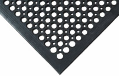 Drainage Antifatigue Mat with Holes - Black -Standard - 1500mm x 900mm | Wholesale Safety Supplies Brisbane and Queensland