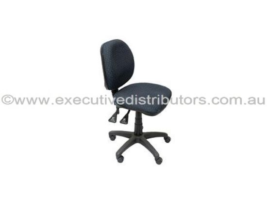 Picture of Office Chair - Medium Back Operator - Fabric -  Gas Lift & Back Tilt-3 Year Warranty