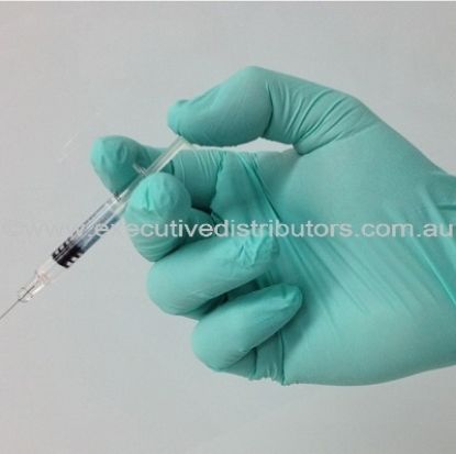 Picture of Gloves Nitrile UltraSoft, Powder Free GREEN (bulk pack) 