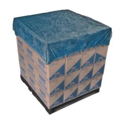 Picture of Elasticised Pallet Cover Waterproof Blue CPE 1.4x1.4m
