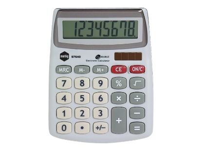 Picture of Calculator Marbig Desk Top 8 digit Dual Power