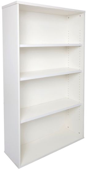 Picture of Bookcase - 1800 x 900 x 315mm - Executive Span White Range