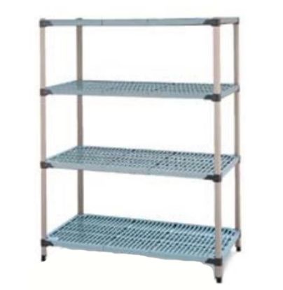 Picture of Shelving- 3 Tier Metromax Q -adjustable polymer mat 1525mm long x 1370 posts