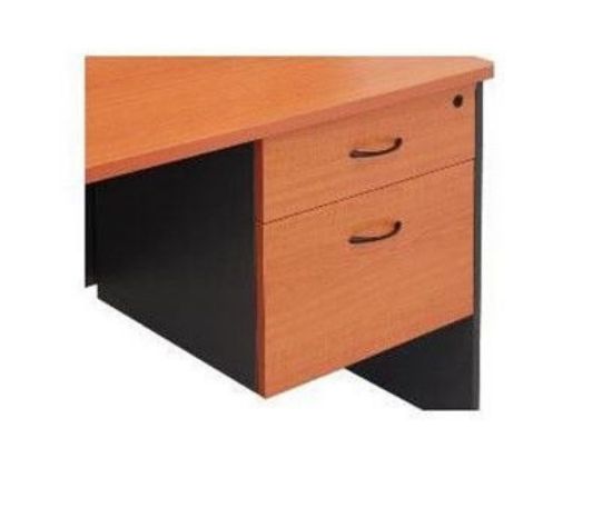 Picture of Pedestal Set of 2 Drawers to Suit Standard Desks-1 x box drawer, 1 x file drawer-Lockable
