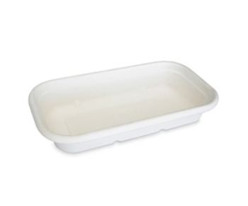 Picture of Sugarcane Pulp Takeaway Container Biopak - 750ml White 