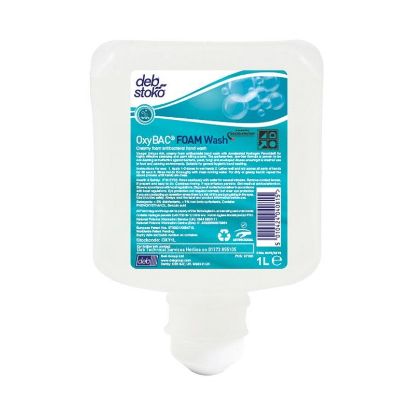 Picture of Deb Stoko Oxybac antibacterial foam Hand Cleanser wash 1000ml Cartridge 