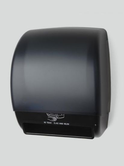 Picture of Plastic Autocut No Touch Paper Roll Towel Dispenser - BLACK