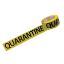 Picture of Tape - Printed - "QUARANTINE" Black On Yellow 48mm x 75m