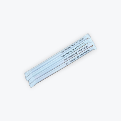 Picture of Straws Paper Spoon 4 Ply - Individually Paper Wrapped