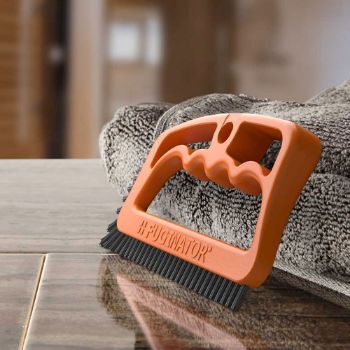 Picture of Ergonomic Grout Joint Brush Orange / Grey - Fuginator