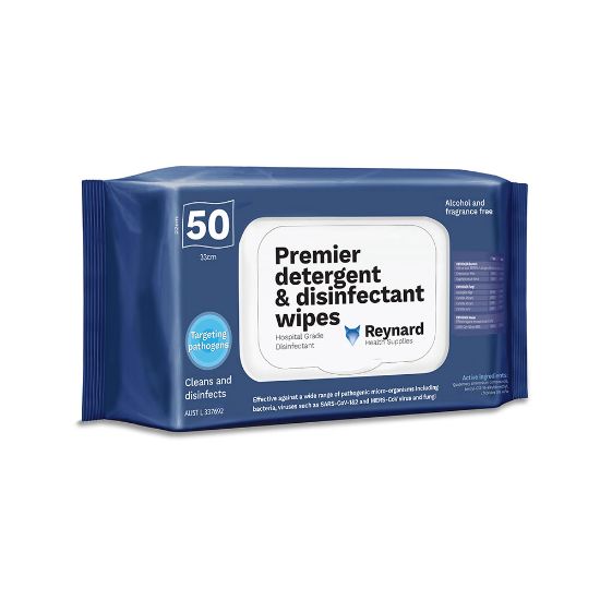 Picture of Reynard Premier Detergent & Disinfection Wipes - Soft Pack