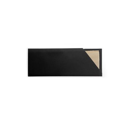 Picture of Black Cutlery Pouch with Bamboo Napkin
