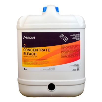 Picture of Micah Concentrate Bleach Sodium Hypochlorite 10% - Bulk 20L