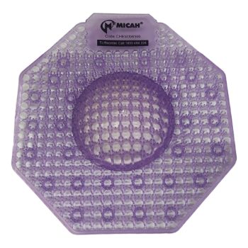 Micah Purple Urinal Deodorizer Screen - Compostable with Pleasant Scent