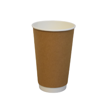 Picture of 16oz Double Wall Kraft Coffee Cup - Elevate 