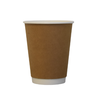 Picture of 12oz Double Wall Kraft Coffee Cup - Elevate 