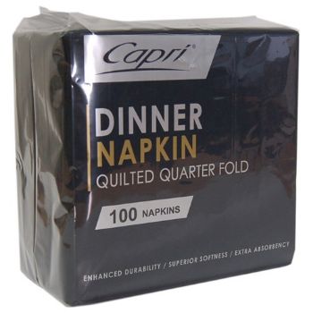 Picture of Napkin Quilted Premium Dinner - Black