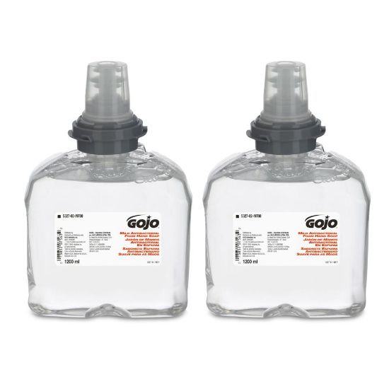 Picture of GOJO 5327 Antibacterial Hand Foam Soap Cartridges - 1.2lt Pod - Fragrance Free