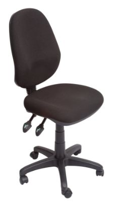Picture of Office Chair - High Back Operator - Fabric -  3 Lever Gas Lift, Seat & Back Tilt