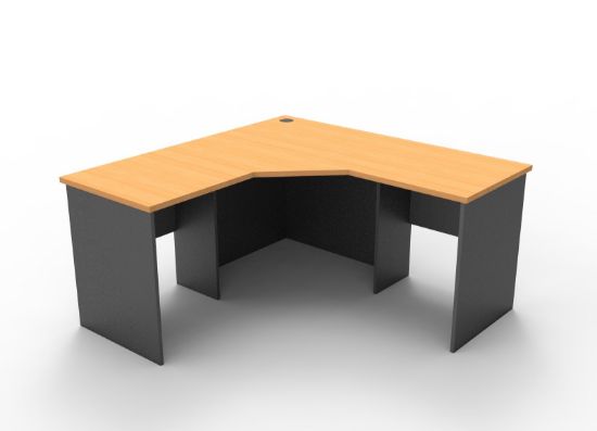 Picture of Open Corner Workstation - 1500W x 1500W x 600D x 730H