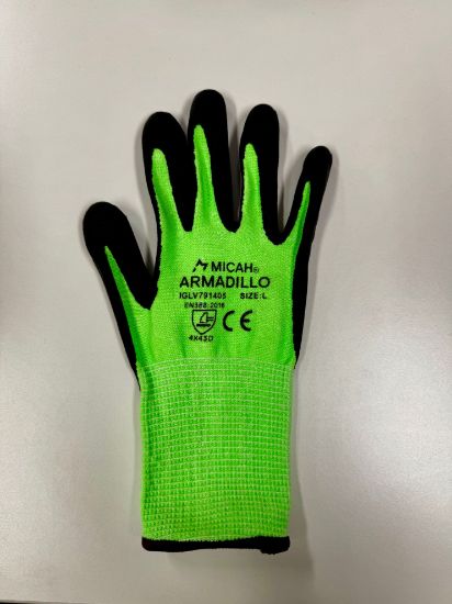 Picture of Glove - Cut Resistant Class D - Hi-vis Green - Micah Armadillo