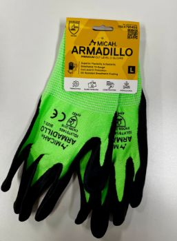 Picture of Glove - Cut Resistant Class D - Hi-vis Green - Micah Armadillo