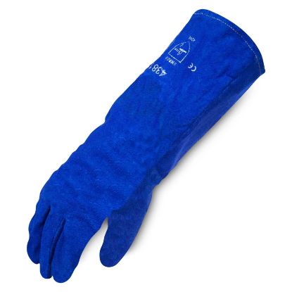 Picture of Blue Leather Welding Gloves - XL